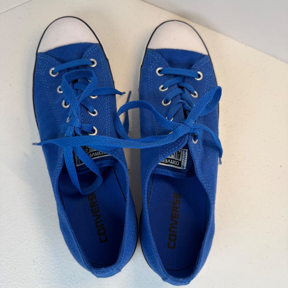 Converse Chuck Taylor All Star Dainty Ox Laser Blue Canvas Sneaker 10 - Picture 6 of 12